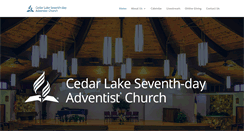 Desktop Screenshot of cedarlakechurch.com